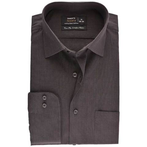 FORMAL SHIRT IN BROWN SKU: AD18069