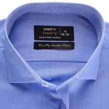 FORMAL CHECK SHIRT IN BLUE SKU: AD18141-BLUE