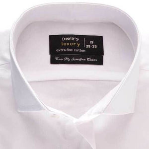 FORMAL CHECK SHIRT IN WHITE SKU: AD18141-WHITE