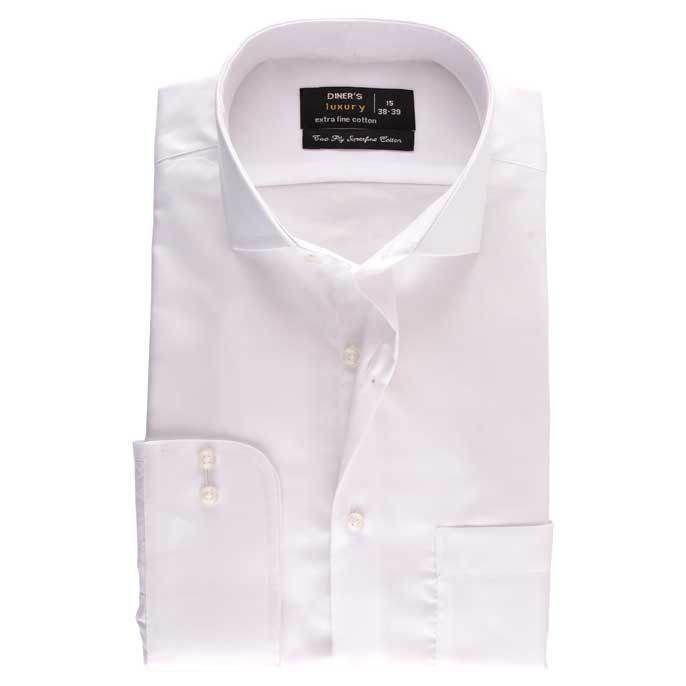FORMAL CHECK SHIRT IN WHITE SKU: AD18141-WHITE