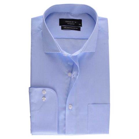 FORMAL SHIRT IN SKU: AH18215-L-BLUE