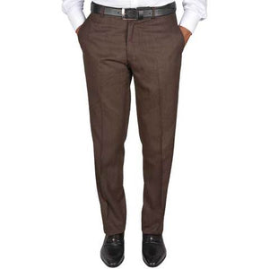 FORMAL TROUSER FOR MEN IN BROWN SKU: BA2637-BROWN