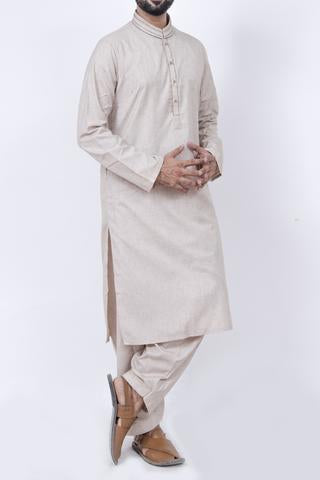 SHALWAR SUIT IN FAWN SKU: EG2417-FAWN