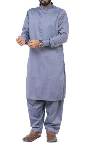 SHALWAR SUIT SKU: EG2424 L-GREY